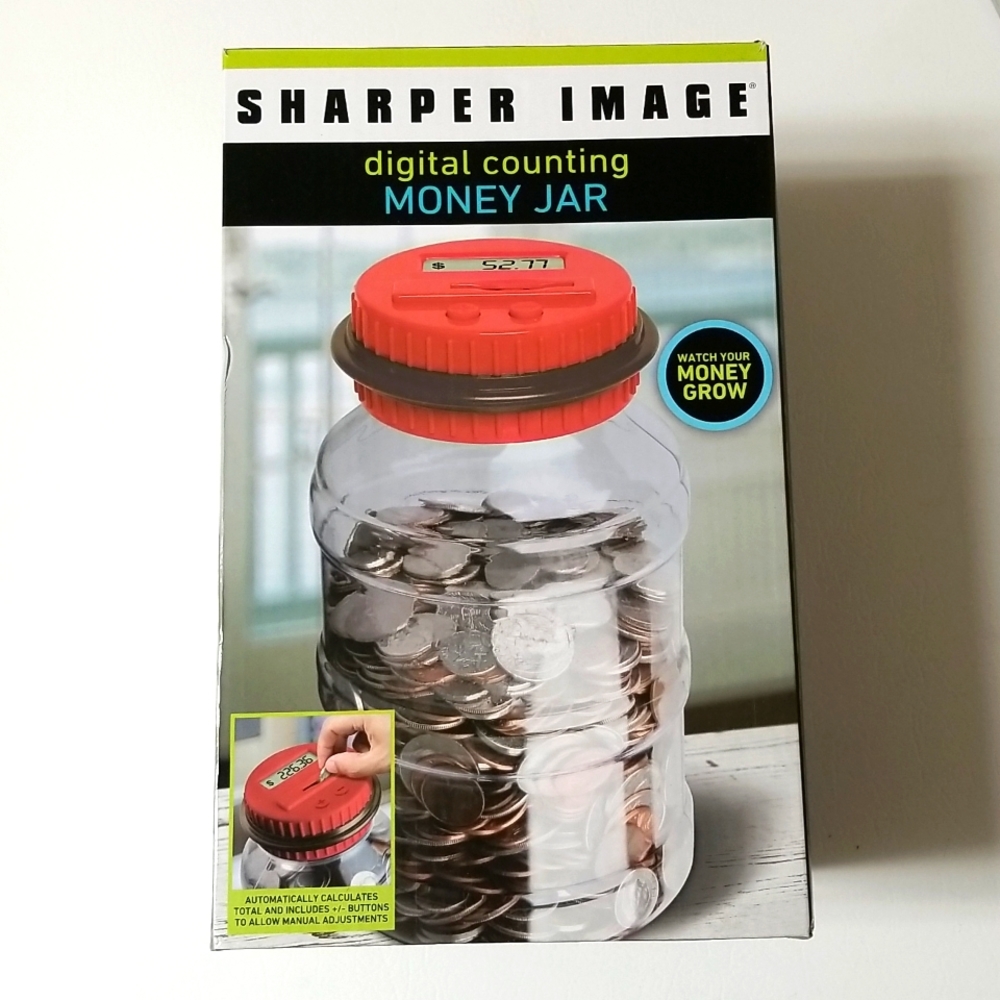 🌟 Clearance 🌟 Sharper Image money counting jar
